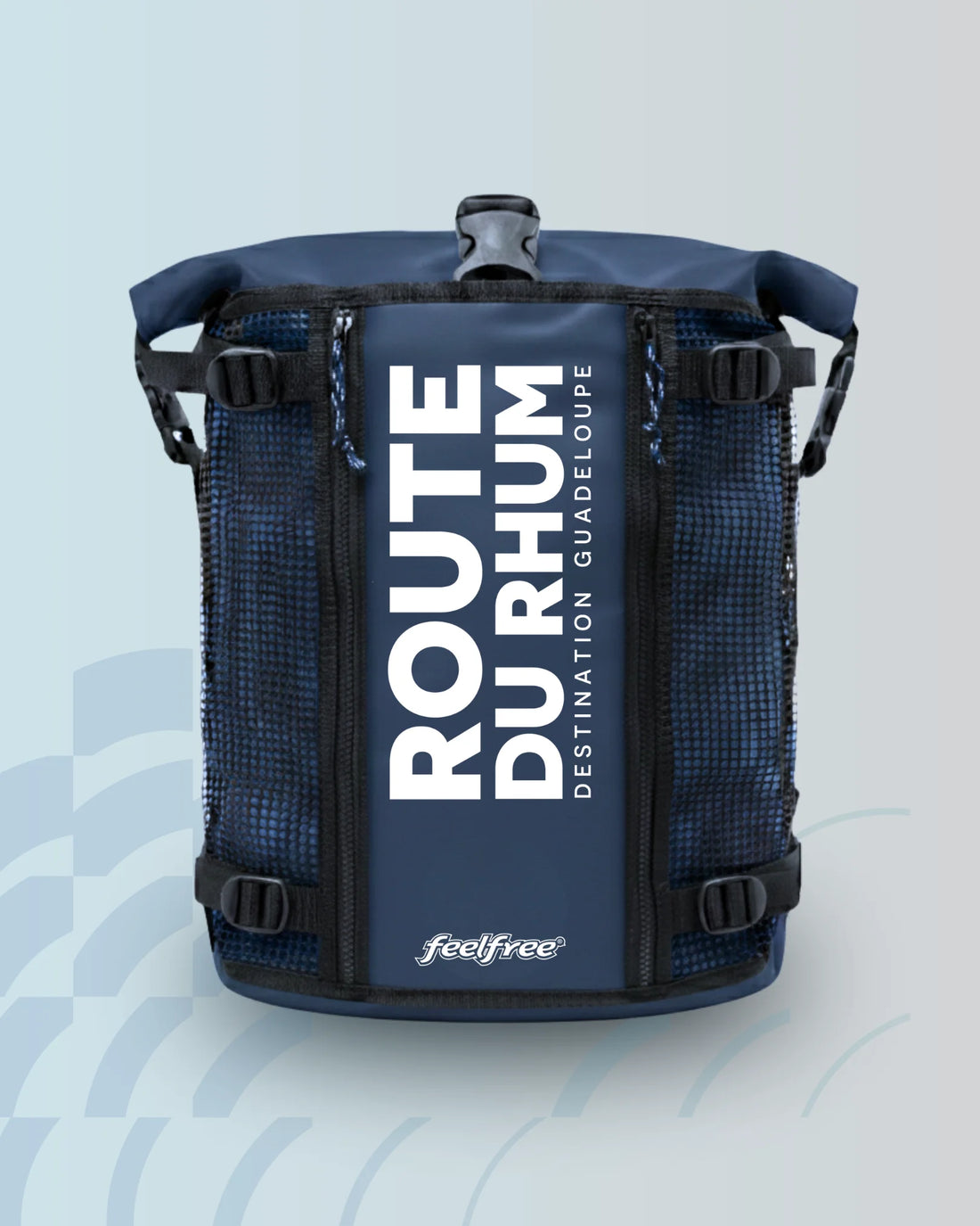 Sac à dos étanche route du rhum bleu