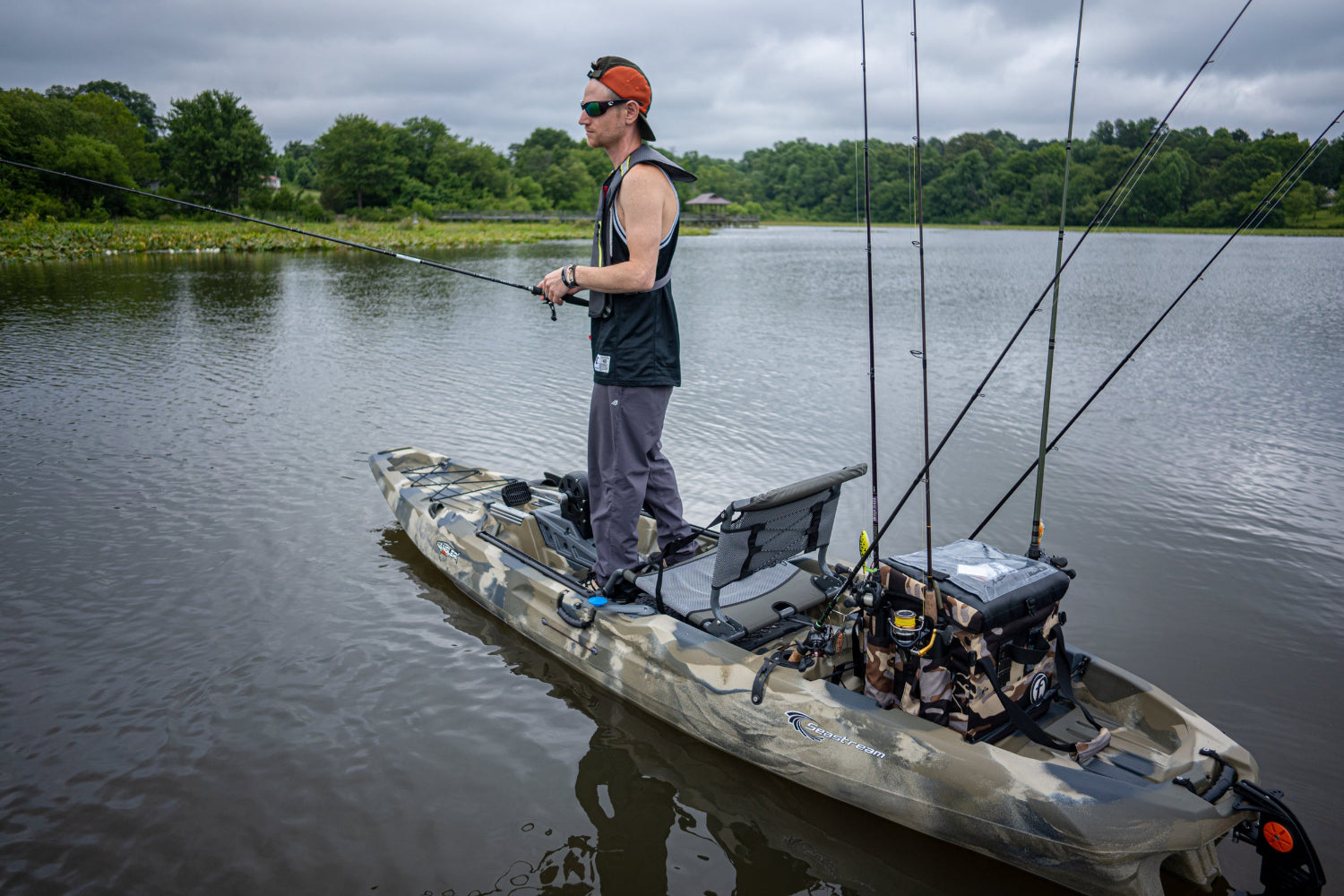 SEASTREAM ANGLER 120 kayak with pedal board