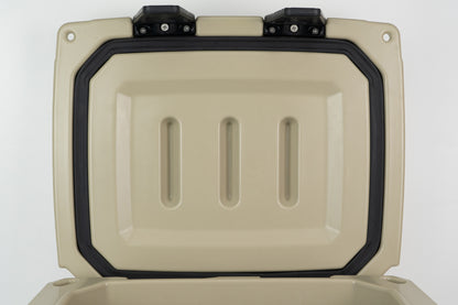 glacière hard cooler 25L ouvert détail joint 