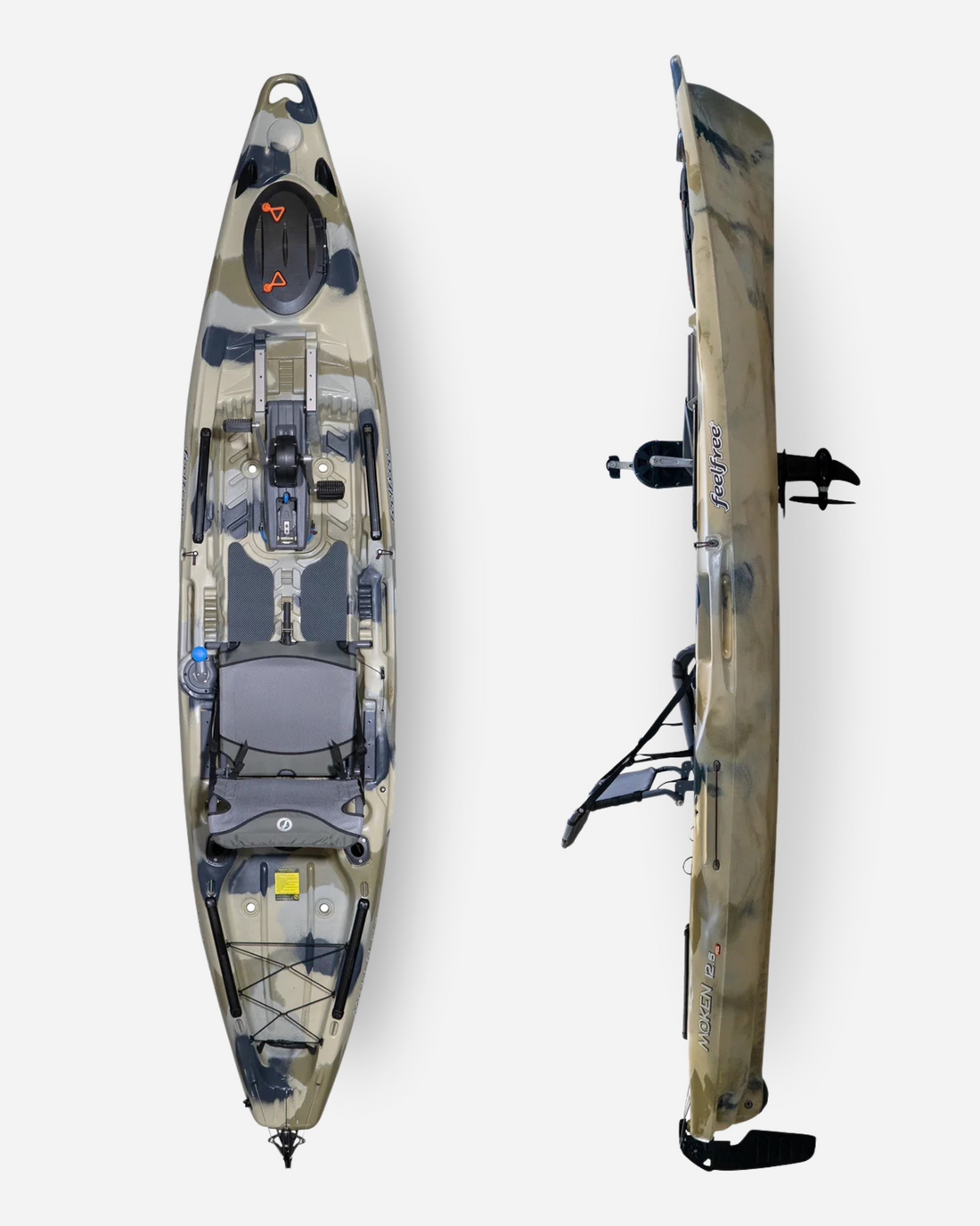 Kayak de pêche Moken 12.5 Pédalier