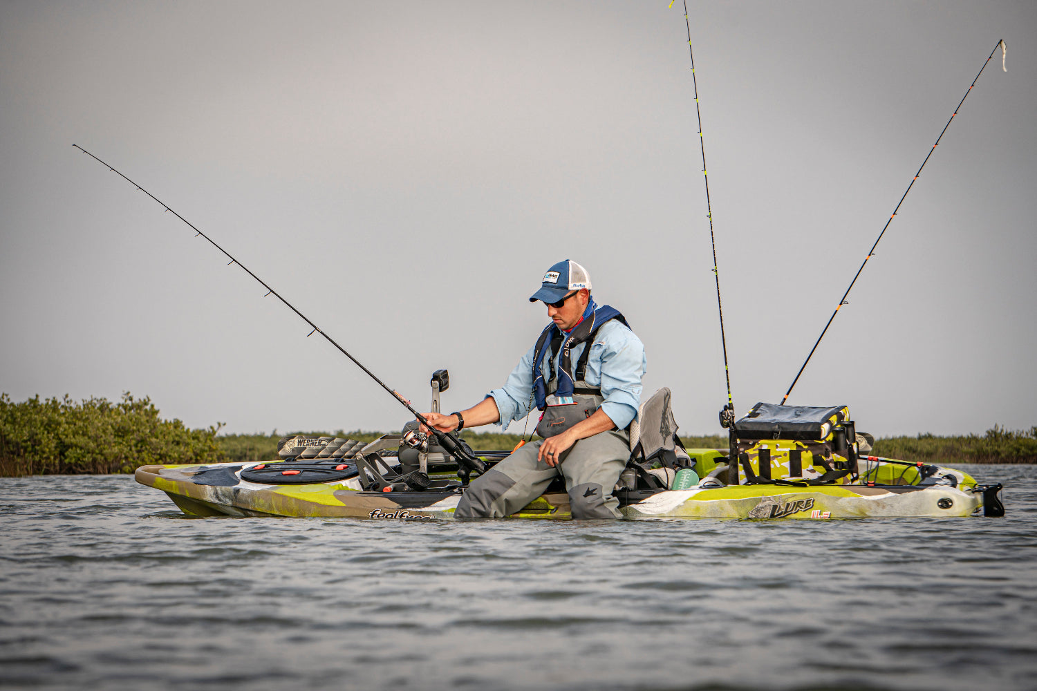 Kayak de pesca a pedales LURE 11.5 V2 (versión preparada para Overdrive)