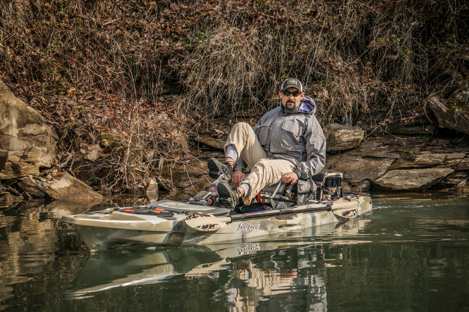 Kayak de pêche Lure  à pédales 13.5 V2