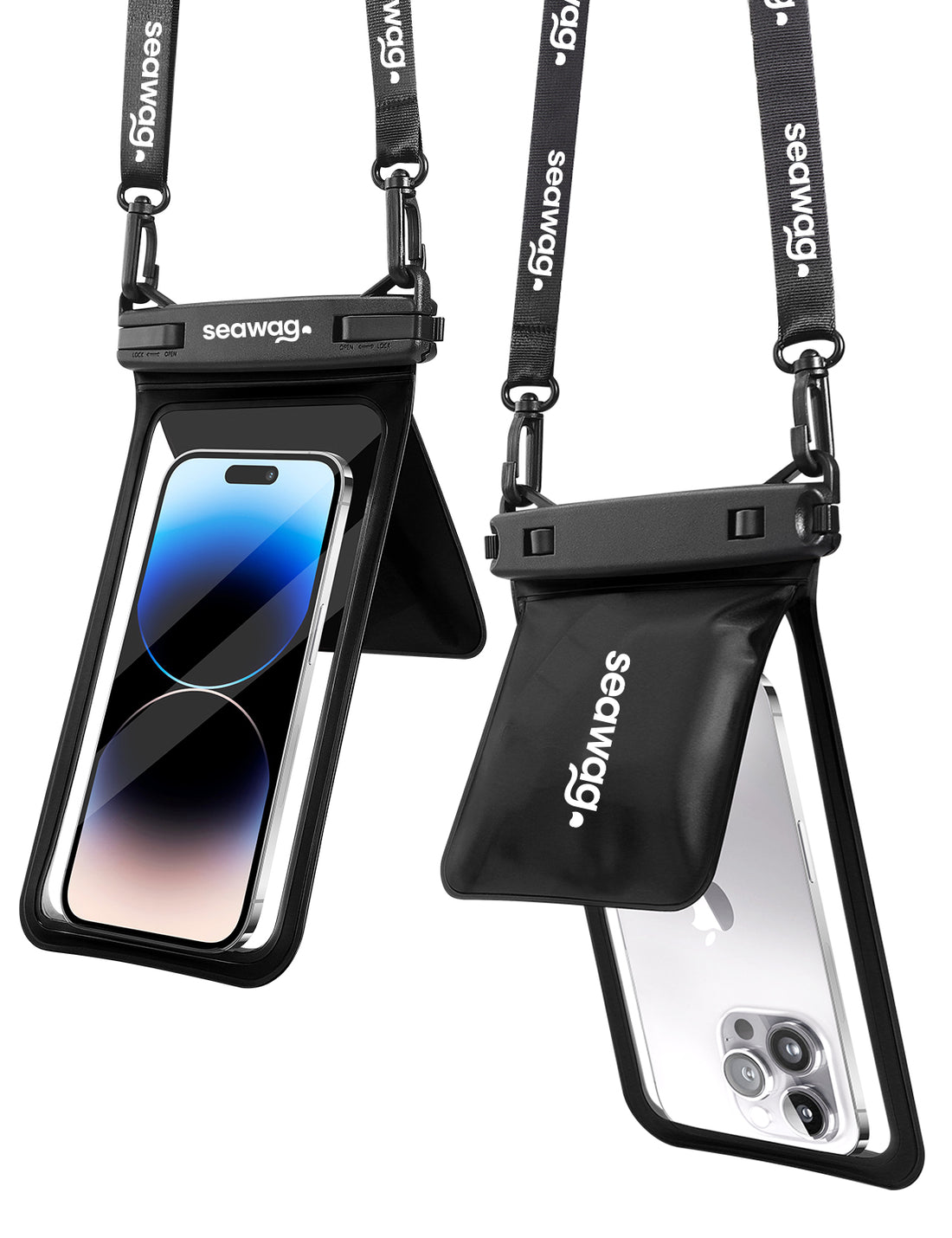 Seawag Plus 7.5" IPX8 Waterproof Phone Pouch with Double Compartment