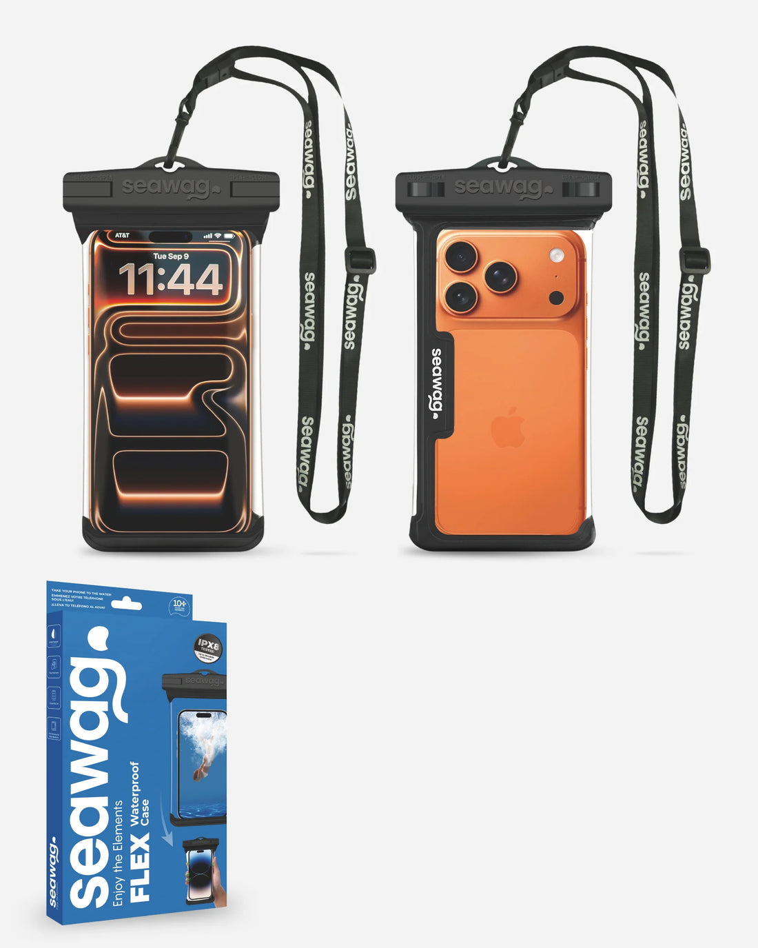 Pochette étanche smartphone IPX8 Seawag FLEX avec cordon réglable