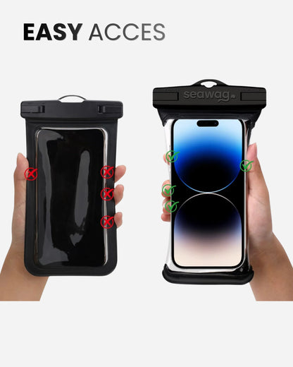 Pochette étanche telephone IPX8 Seawag FLEX avec cordon réglable