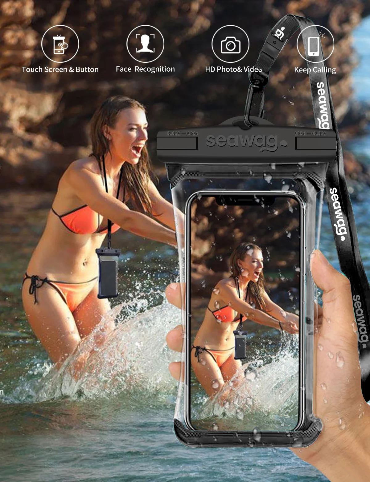 Pochette seawag etanche pour téléphone toute taille 