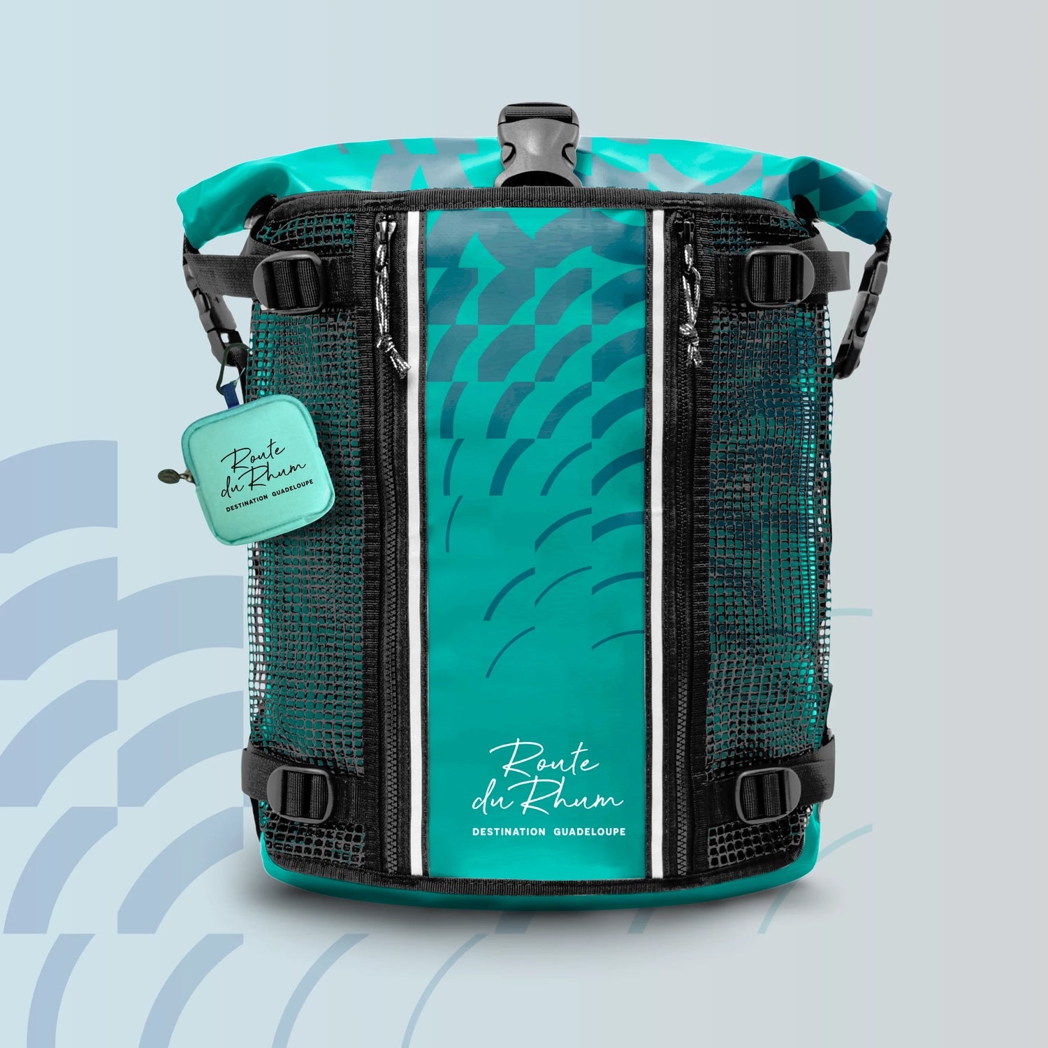 Sac à dos moto étanche Roadster Route du Rhum Cézembre – vue produit – FeelFree