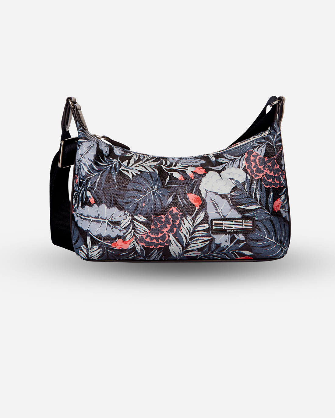 Sac à main - mini hand bag tropical noir