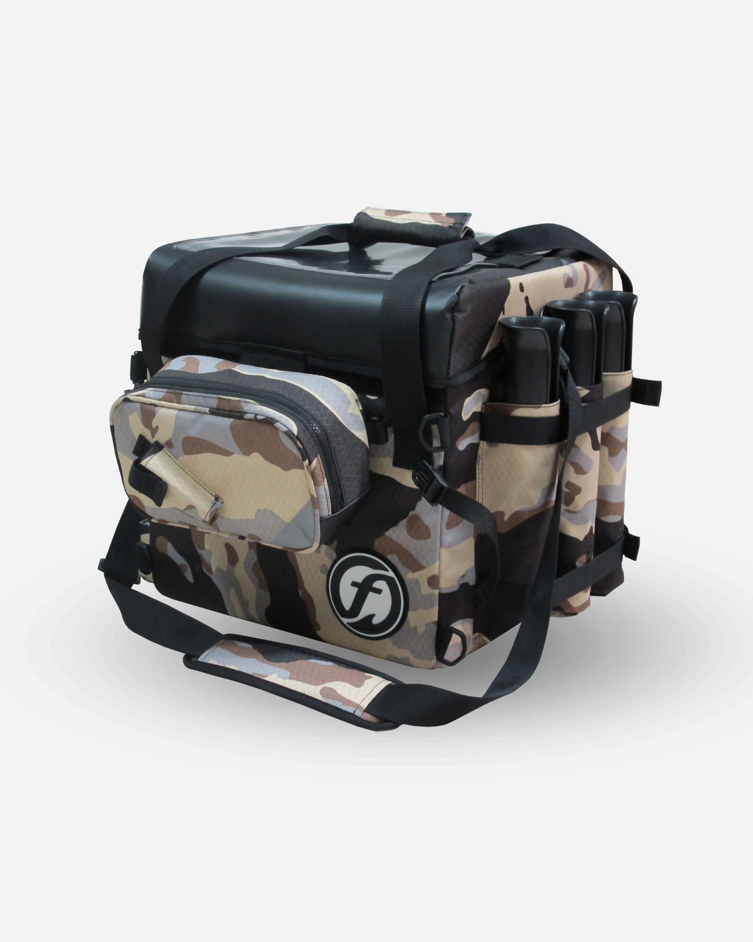 Sac de pêche crate bag camo désert