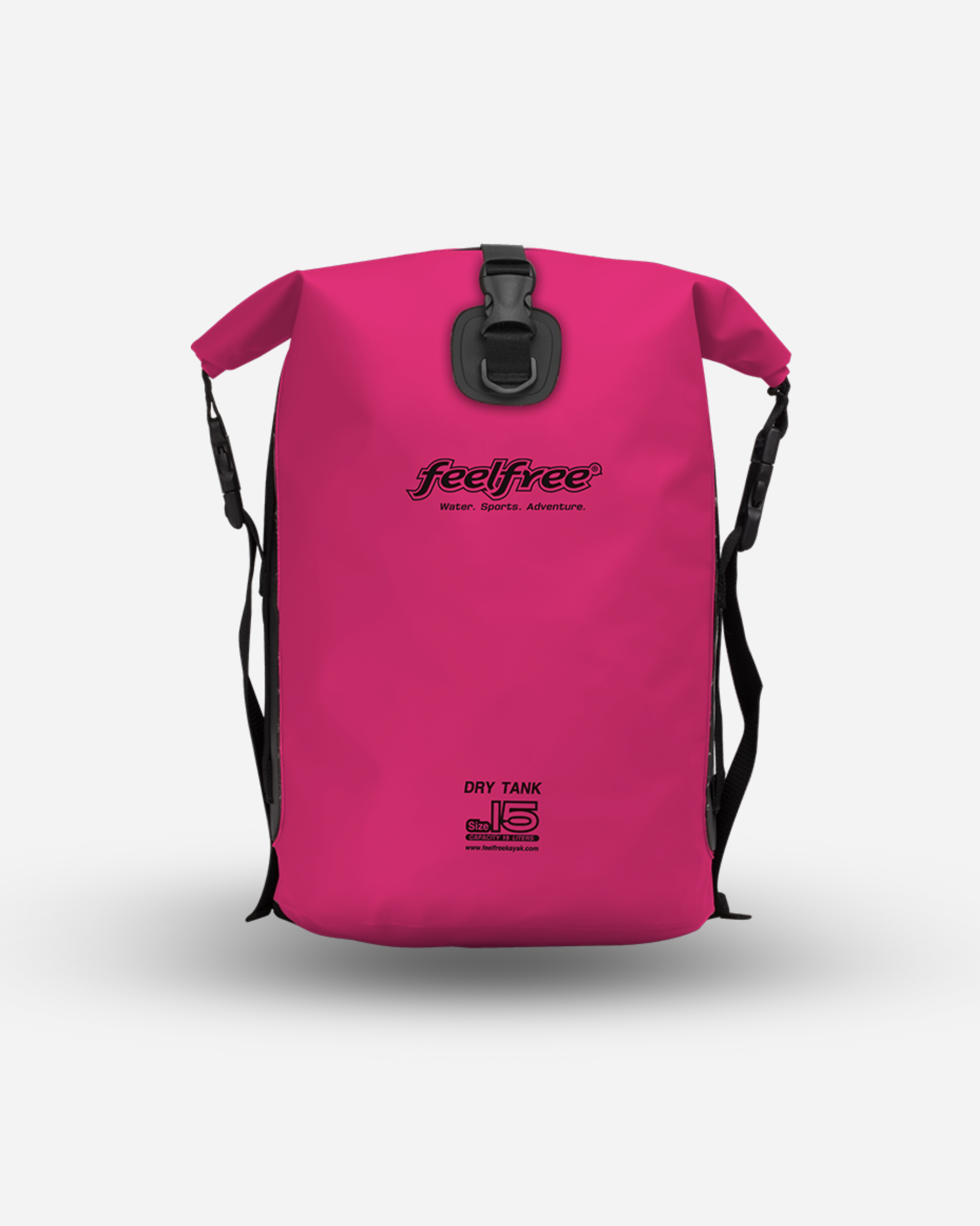 Sac à dos étanche Dry Tank 15L rose 