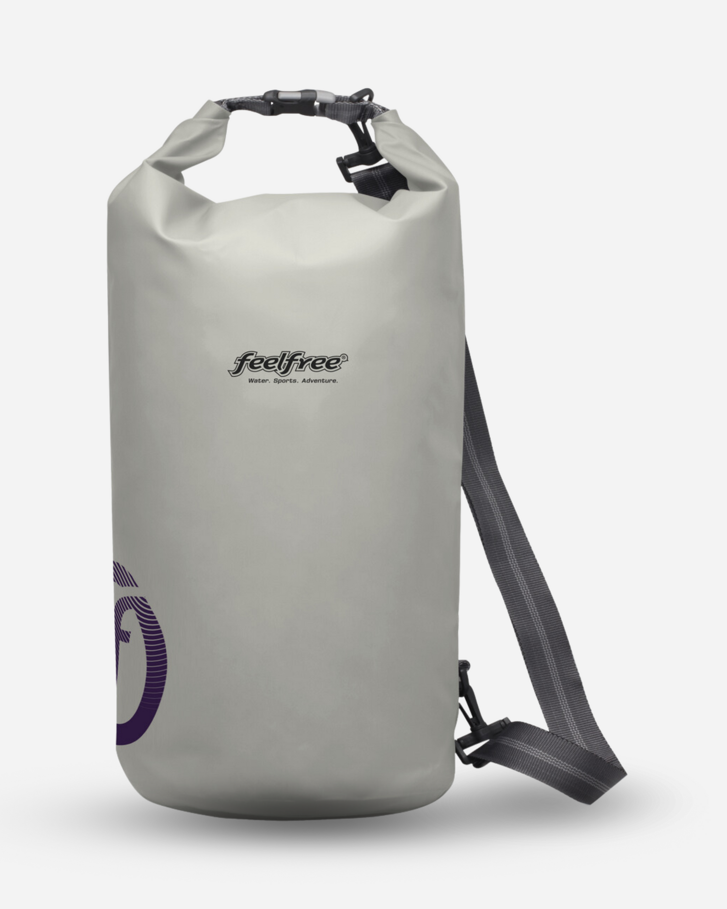 Sac polochon étanche dry tube 20L blanc