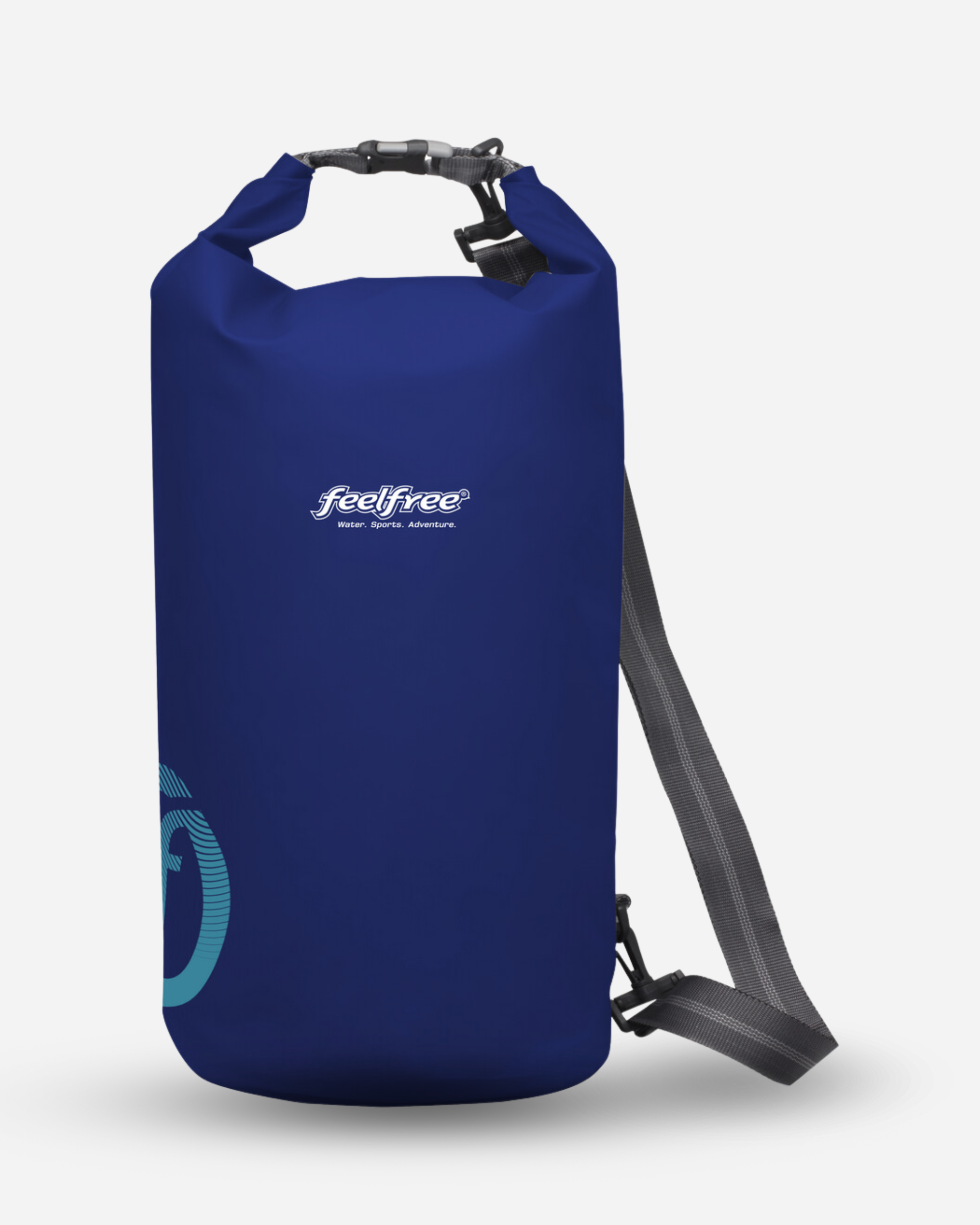 Sac polochon étanche dry tube 20L Bleu saphir 