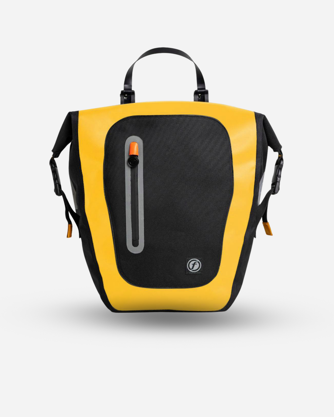 sacoche vélo étanche jaune 