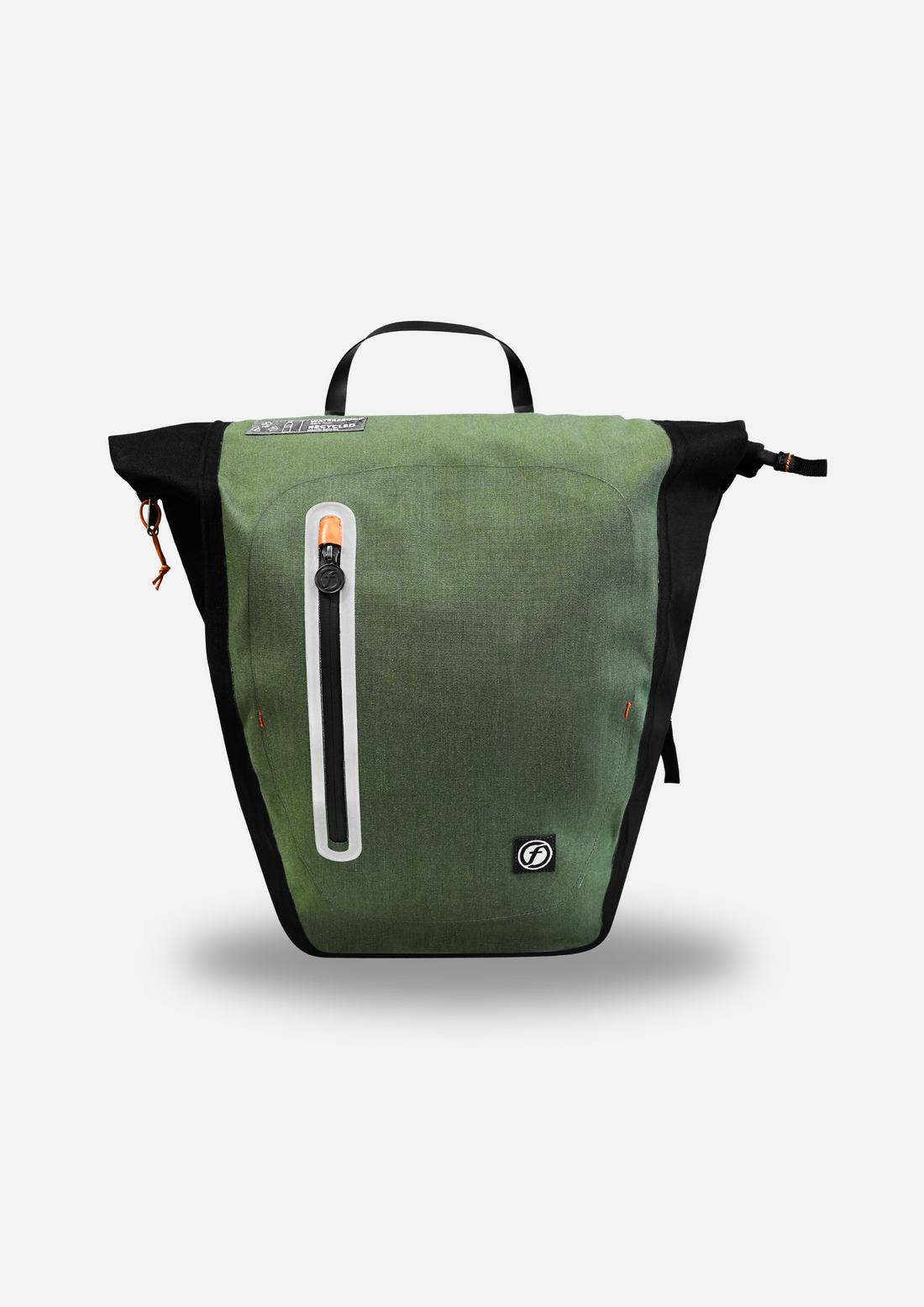 Sacoche étanche pour vélo olive