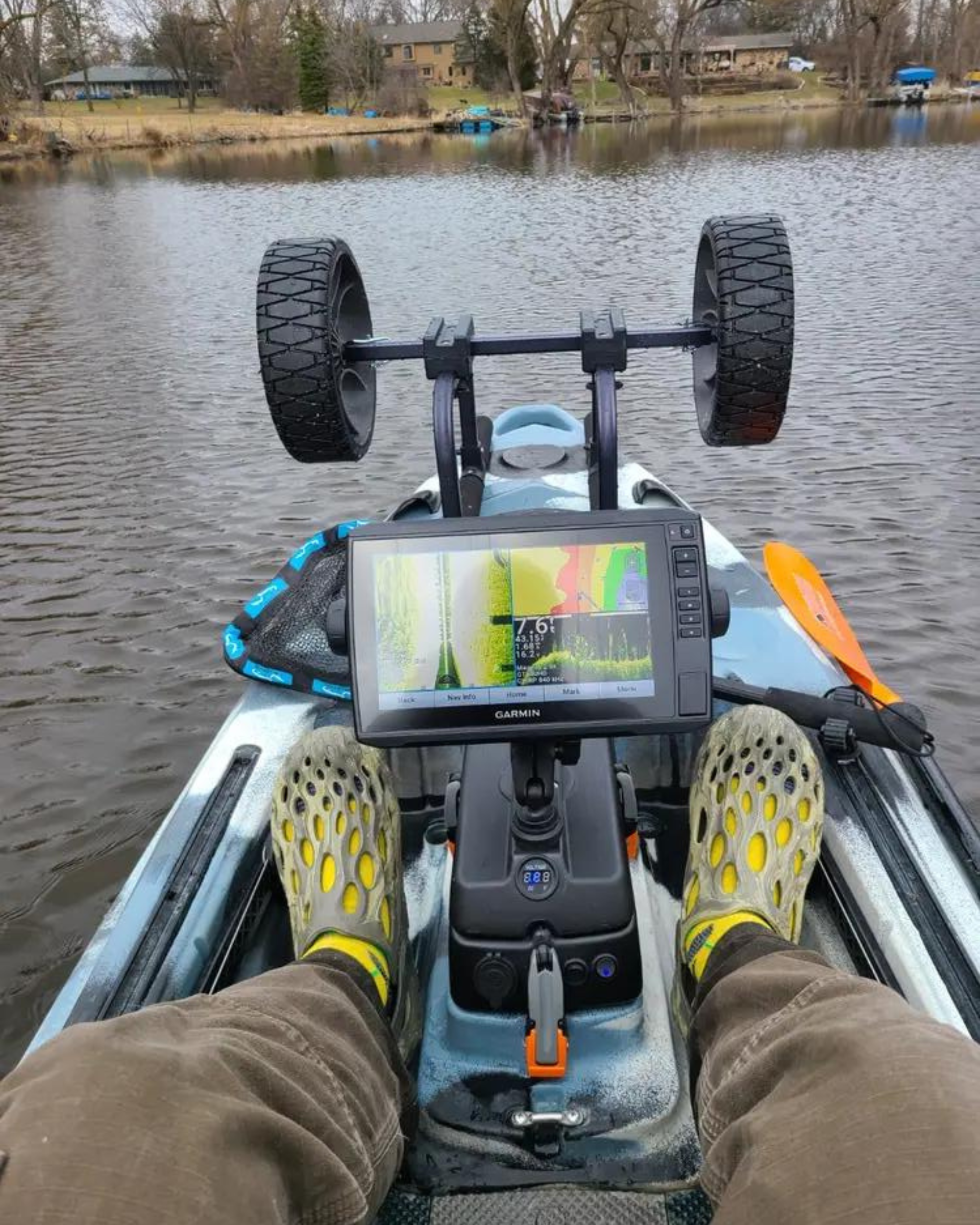 Sonar pod life style sur kayak 