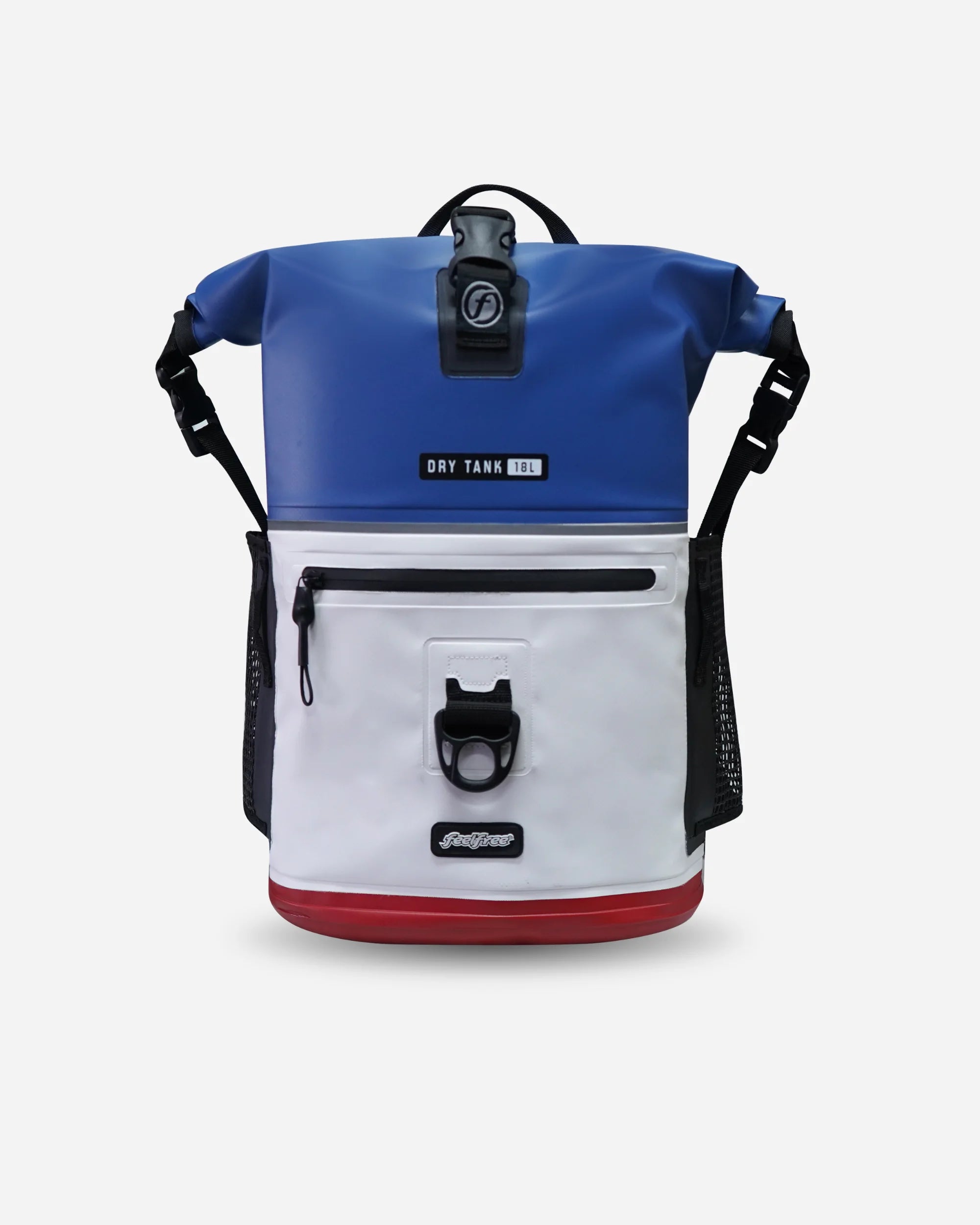 Sac à dos étanche Dry Tank Pro 18L navy white red – vue produit – FeelFree