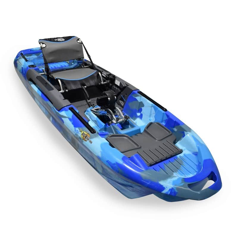 Big Fish 108 kayak with pedal board